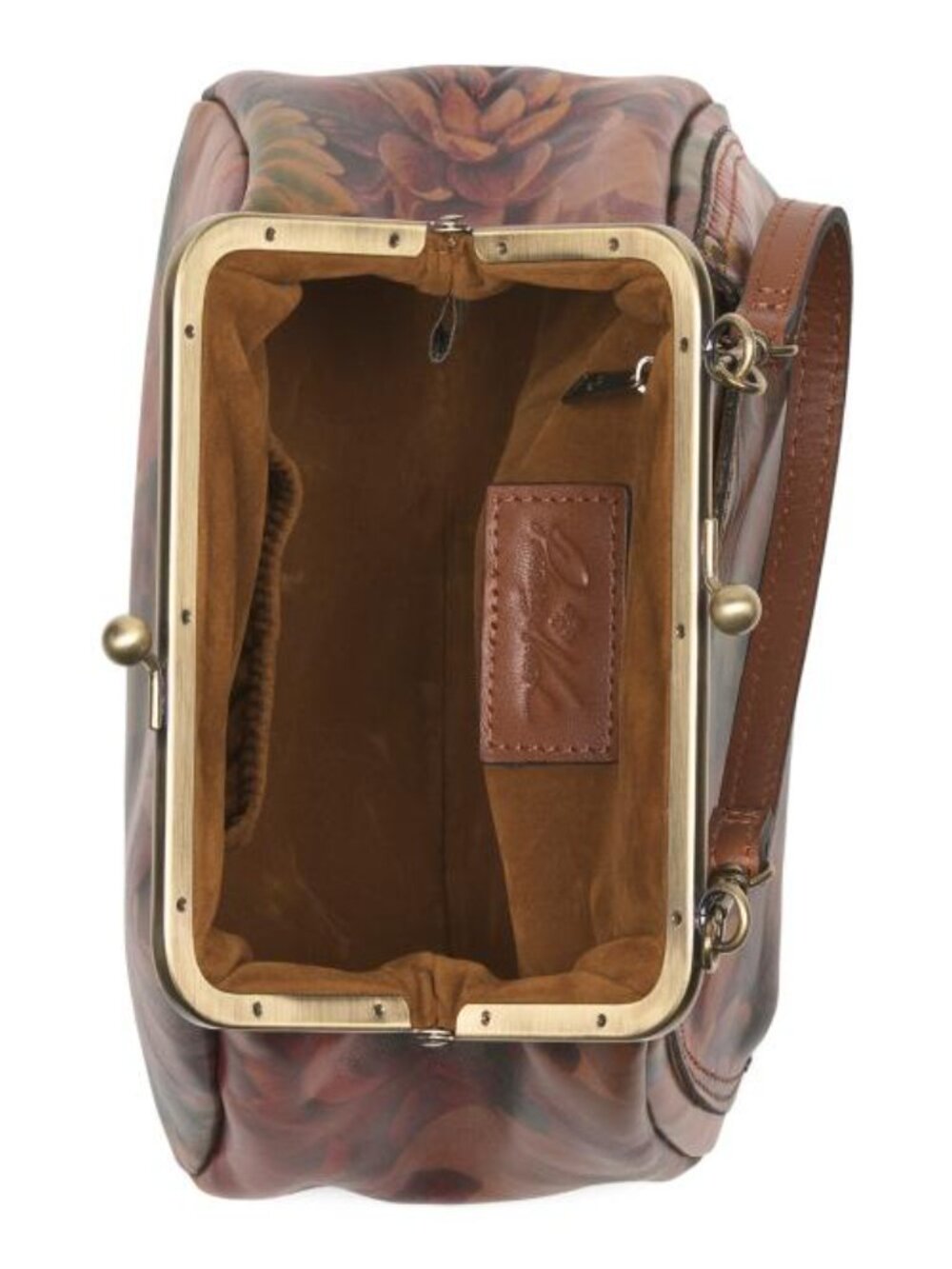 PATRICIA NASH Leather Annie Frame Shoulder Bag With Two Straps - Picture 4 of 4